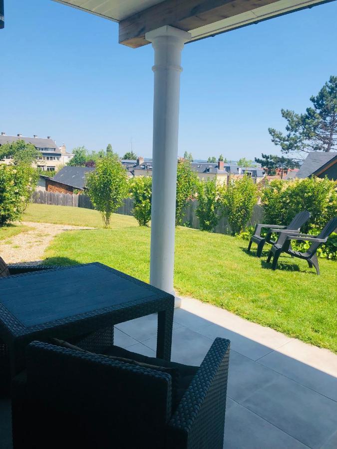 Bel Air Studios-Terrasse Couverte-Jardinet-Vue Pont De Normandie-Parking Prive Honfleur Luaran gambar